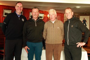 Ted, Brian, Liam and David, the Higgins PGA Professionals who played in the Munster PGA Pro-Am in Waterville. Picture: Niall O'Shea