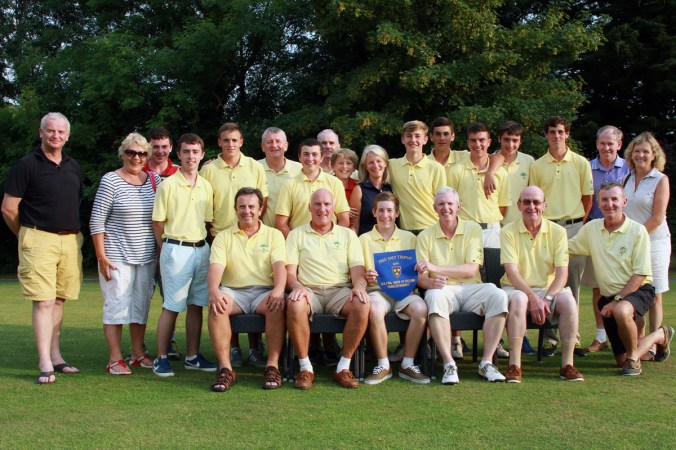 The victorious Douglas Fred Daly Team pictures with Officers and supporters after the Munster final in East Cork Golf Club. Picture: Niall O'Shea