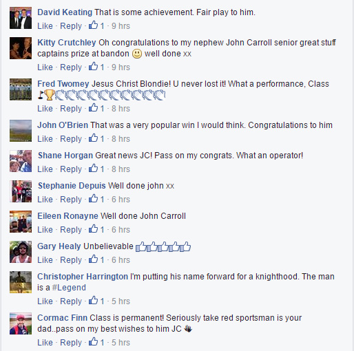 John Carroll Capt Prize Bandon2