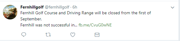 Fernhill Closing tweet1