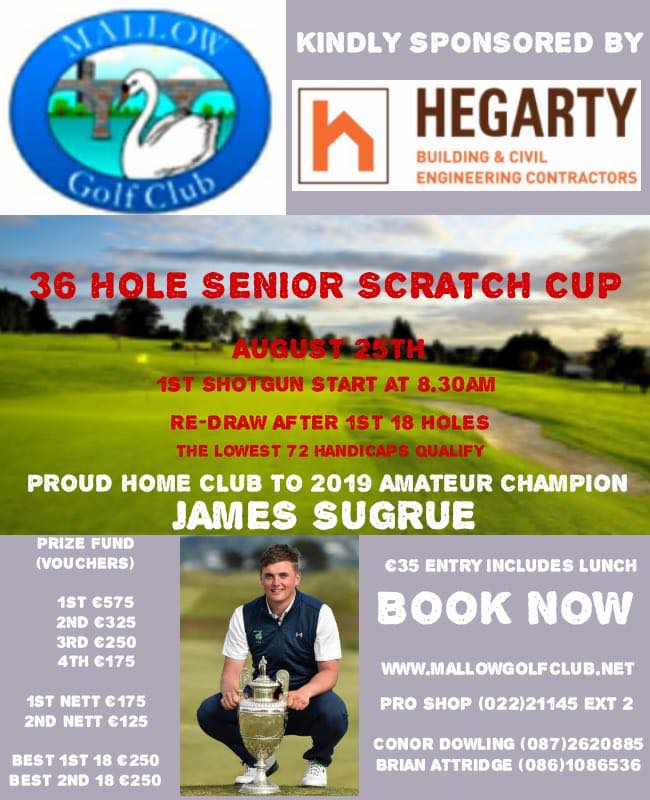 Mallow Scratch Cup Launch Cork Golf News