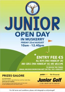 Muskerry Junior open day 2019